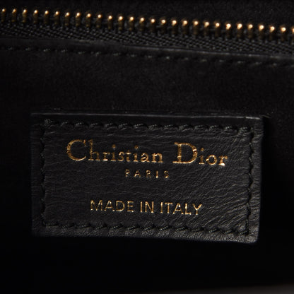 Christian Dior Calfskin Cannage Large Lady Dior Matte Black 7 of 8