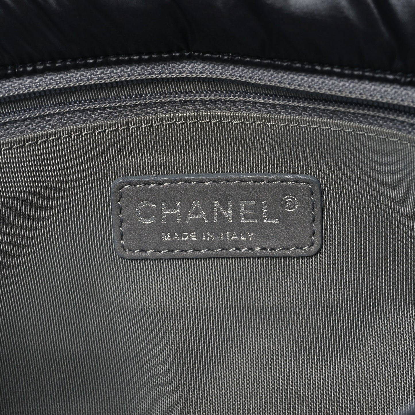 Nylon Quilted Tweed Stitch Medium Bubble Flap Black