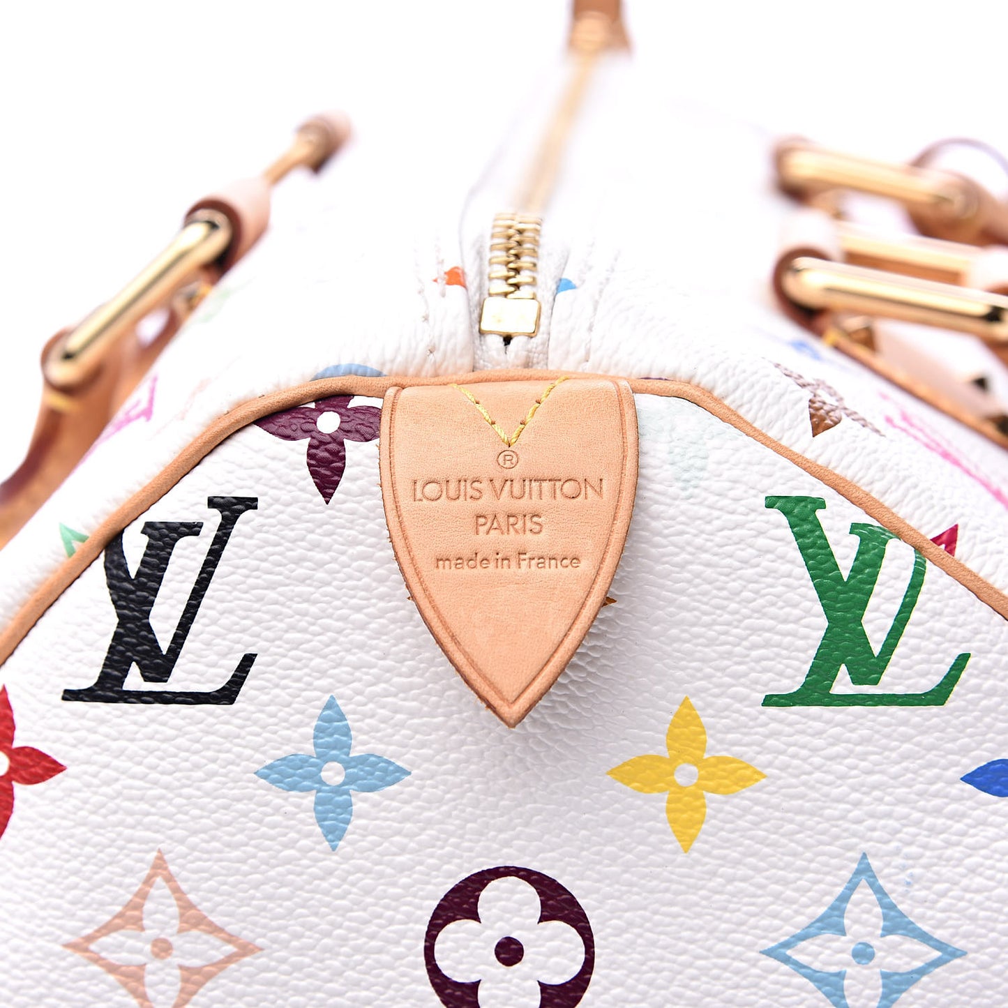 Monogram Multicolor Speedy 30 White