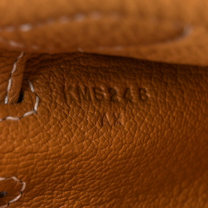 Hermes Togo Kelly Messenger PM Natural Sable 7 of 11