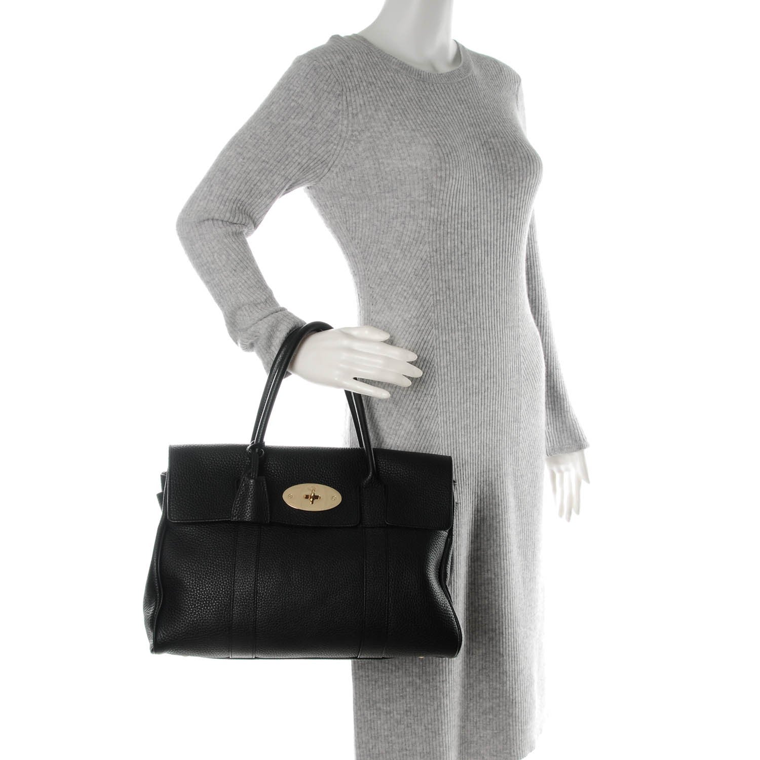 Mulberry Soft Grain Leather Bayswater Black 2 of 7