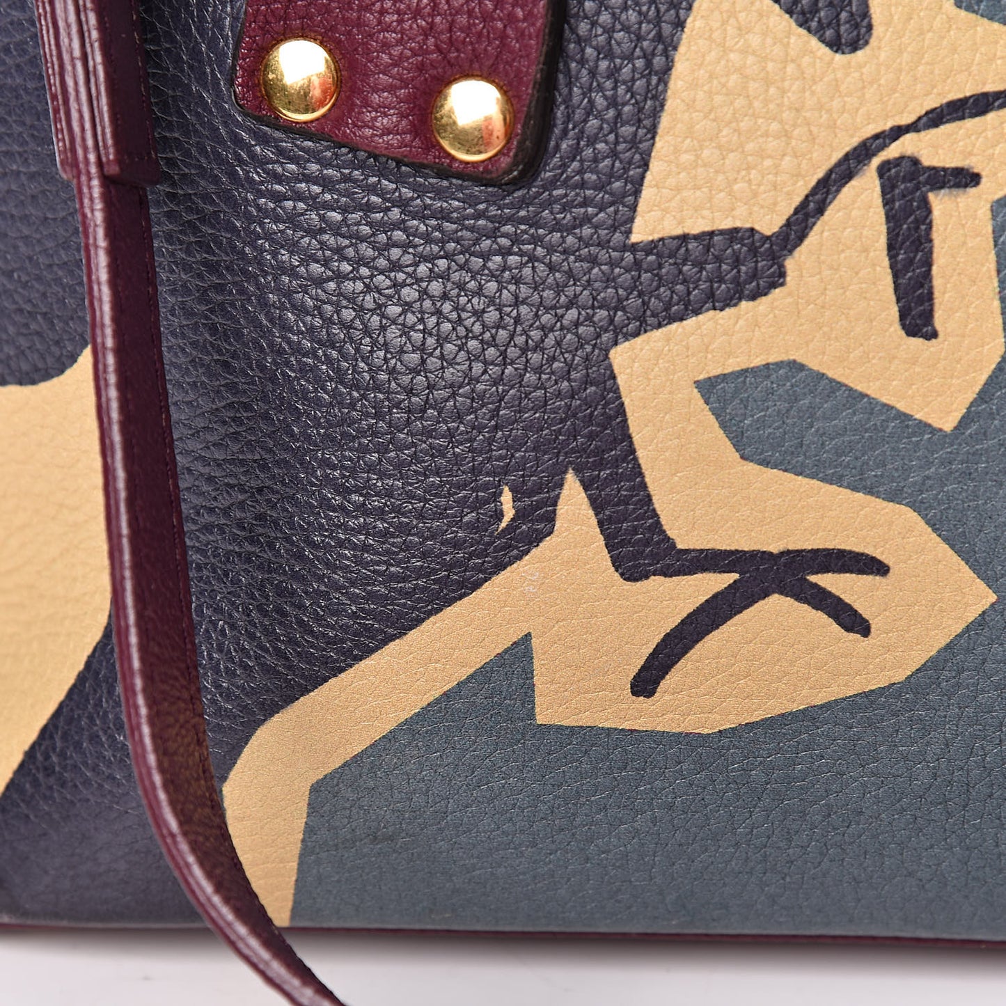 Prorsum Calfskin Printed Rain or Shine Small Bloomsbury Purple