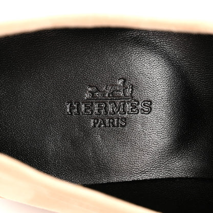 Hermes Suede Goatskin Paris Loafers 37 Beige Sable 8 of 10