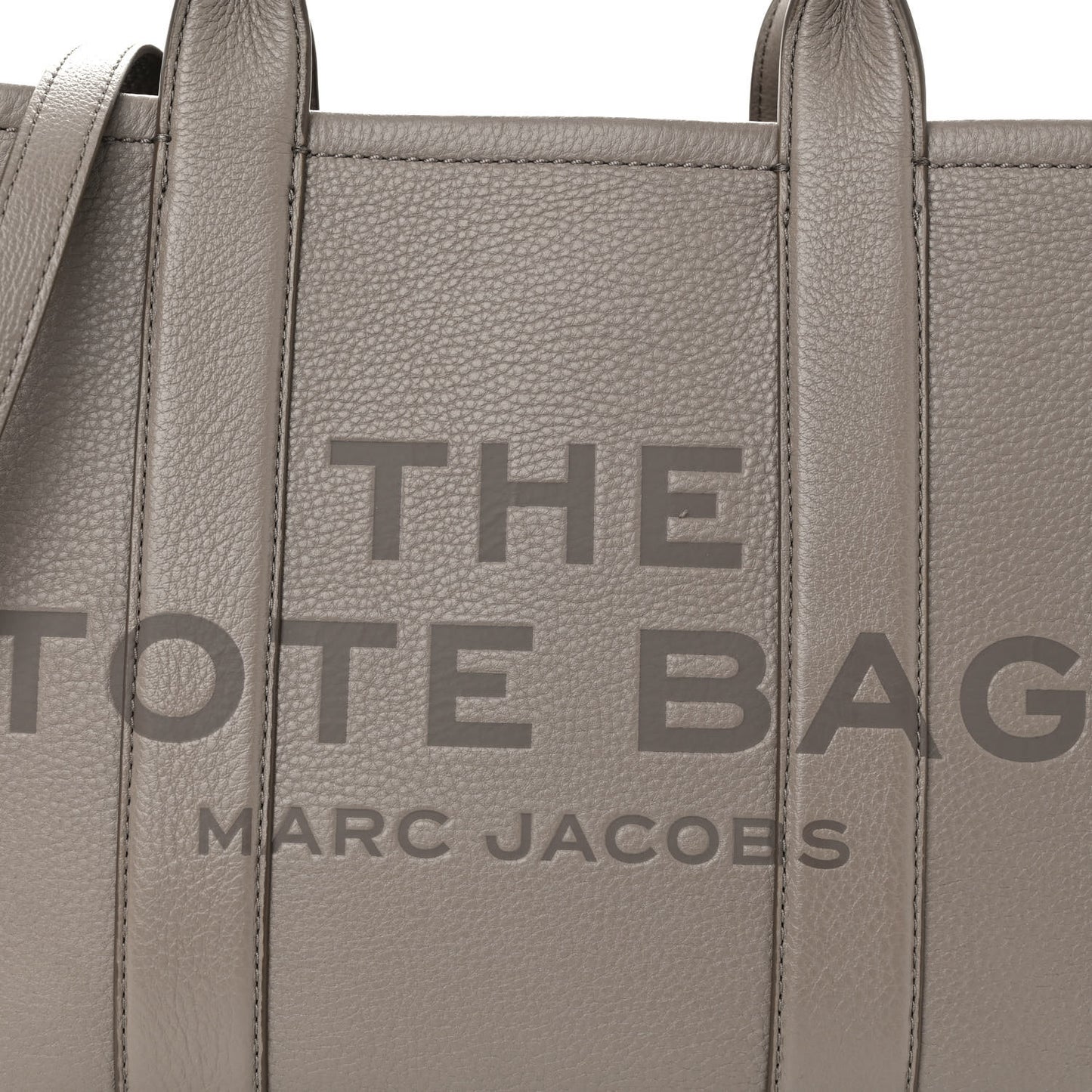 Grained Calfskin Medium The Tote Bag Taupe