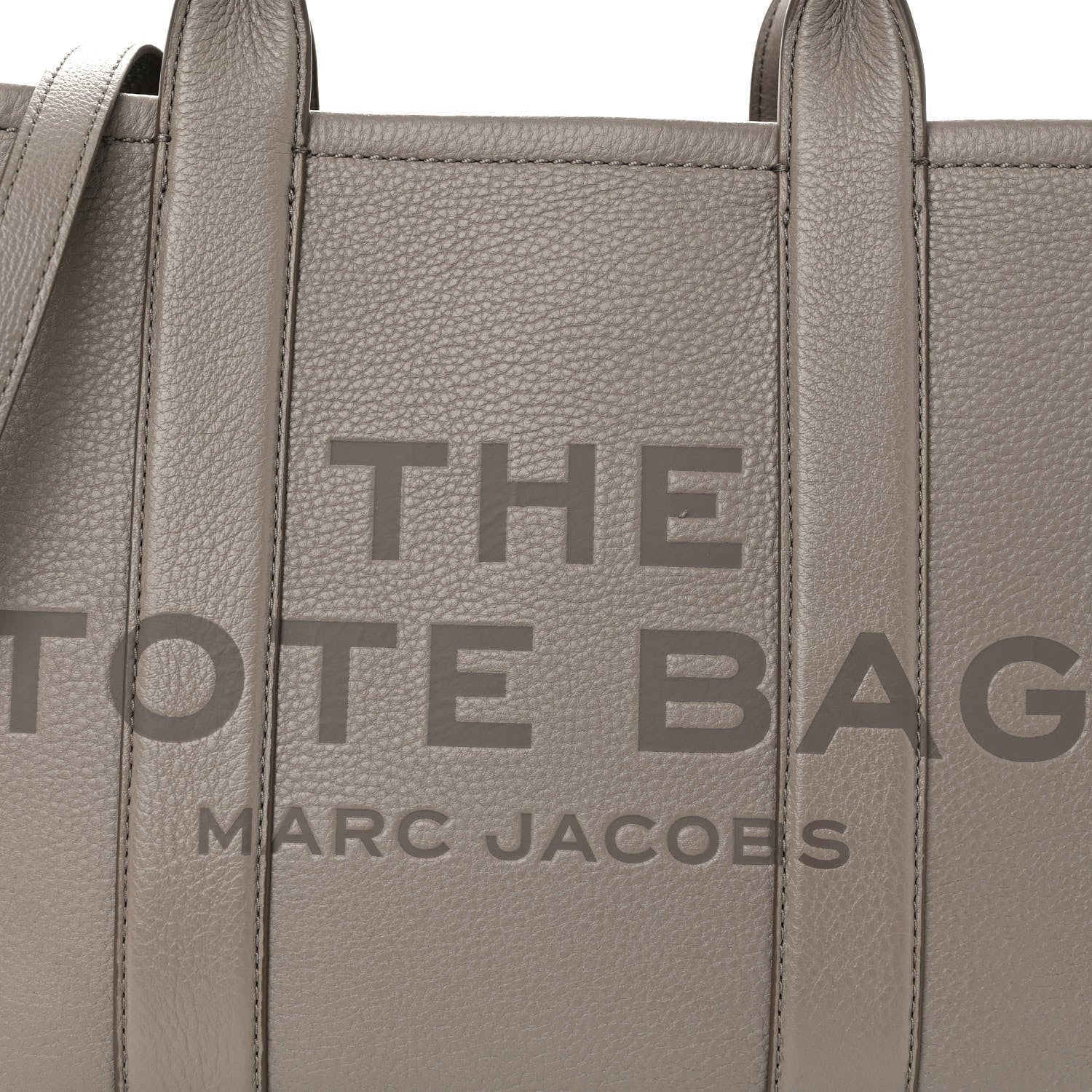 Marc Jacobs Grained Calfskin Medium The Tote Bag Taupe 7 of 9