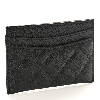 Chanel Caviar Quilted Card Holder Black 3 of 10