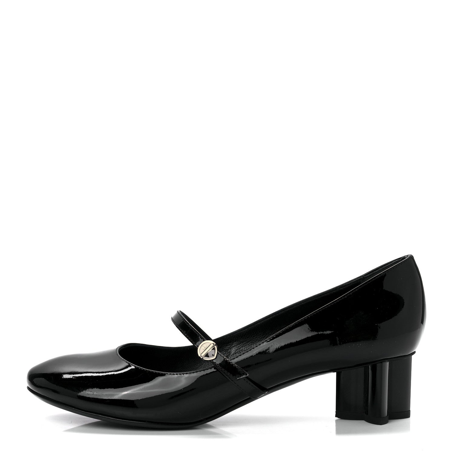 Louis Vuitton Patent Uniformes Silhouette 40mm Pumps 40 Black 1 of 8