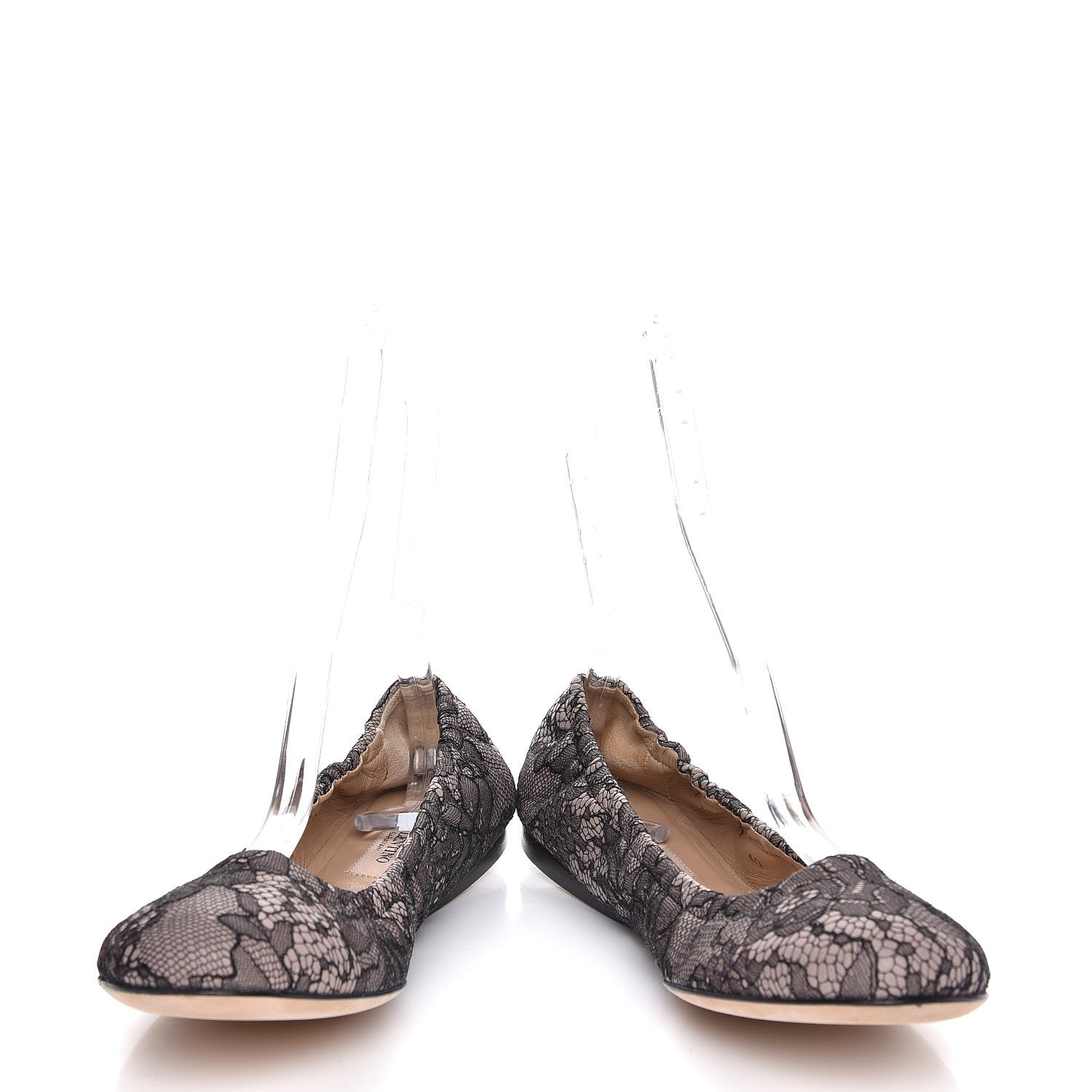 Valentino Garavani Lace Ballerina Flats 40 Black 5 of 11