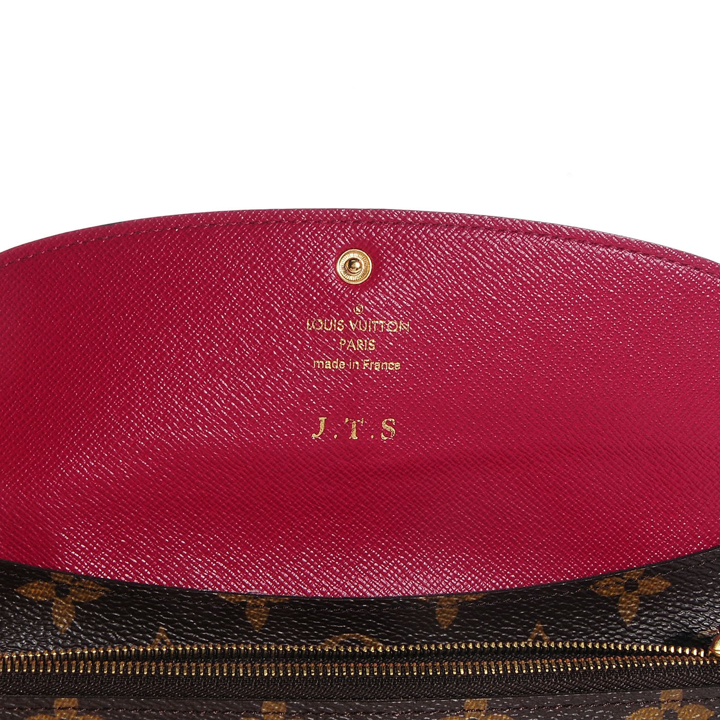 Monogram Emilie Wallet Fuchsia