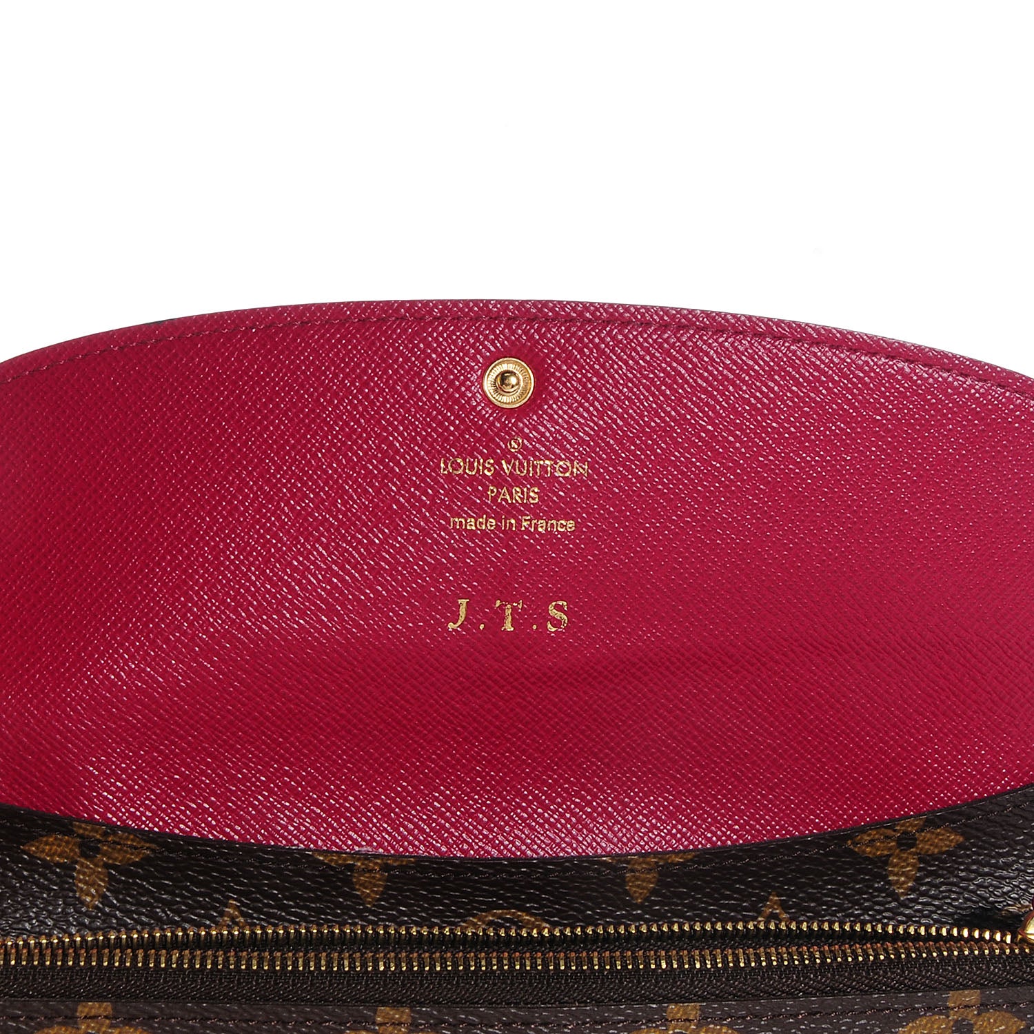 Louis Vuitton Monogram Emilie Wallet Fuchsia 7 of 8
