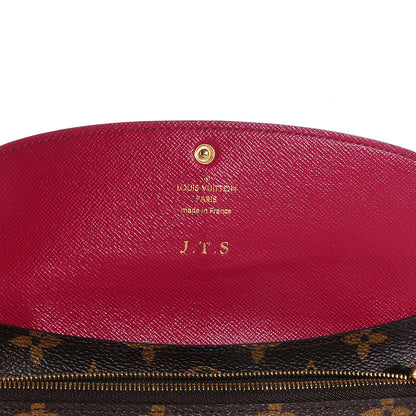 Louis Vuitton Monogram Emilie Wallet Fuchsia 7 of 8