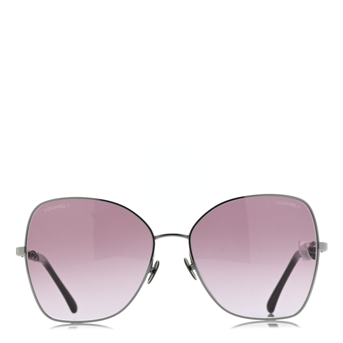 Metal Square Frame Chain Sunglasses 4274-Q