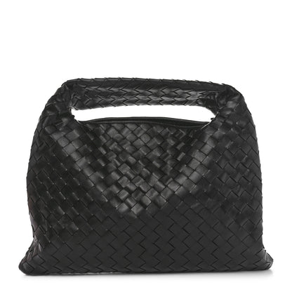 Bottega Veneta Calfskin Intrecciato Small Hop Black 1 of 11