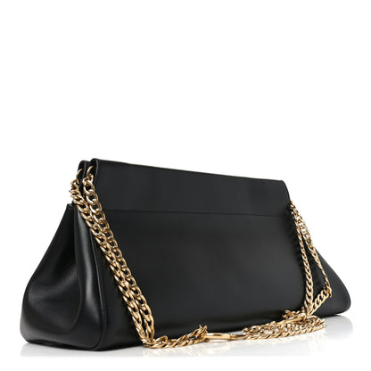 Prada Calfskin Medium Enchaine Bag Black 3 of 9