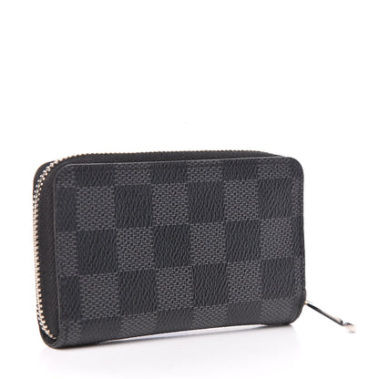 Louis Vuitton Damier Graphite Zippy Coin Purse Vertical 3 of 8
