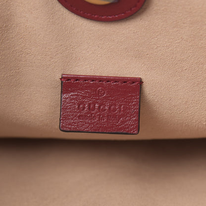 Gucci Calfskin Large Rajah Chain Tote Romantic Cherry 7 of 11