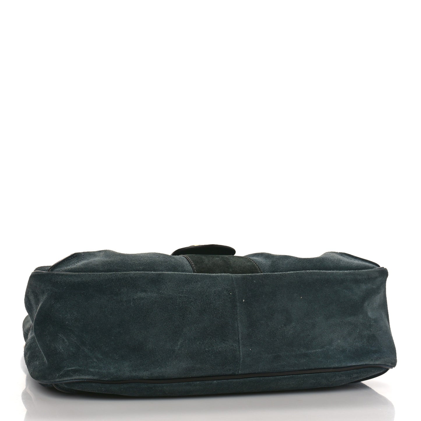 Suede Medium Lexa Shoulder Bag Silver Blue