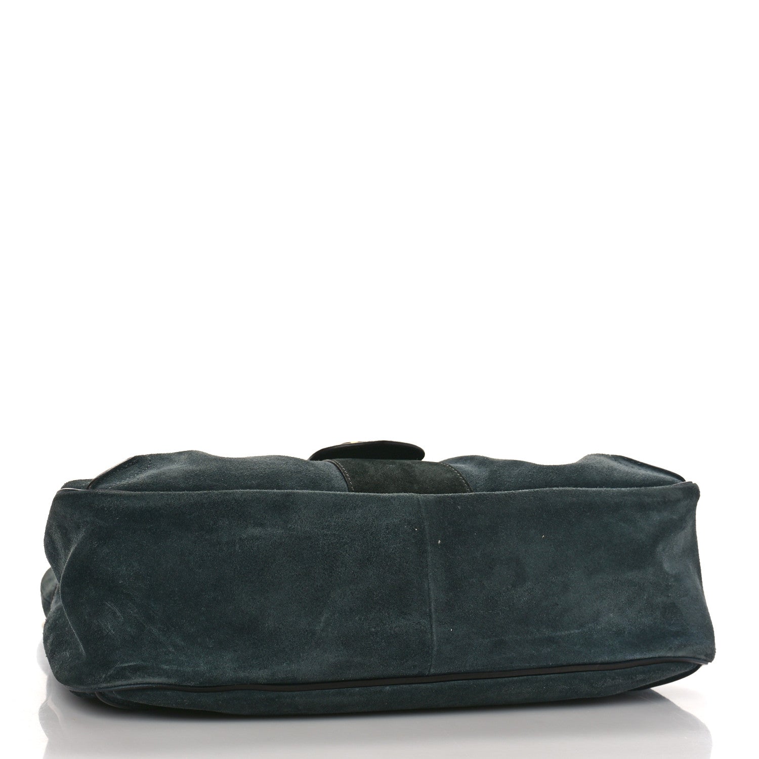 Chloe Suede Medium Lexa Shoulder Bag Silver Blue 4 of 8