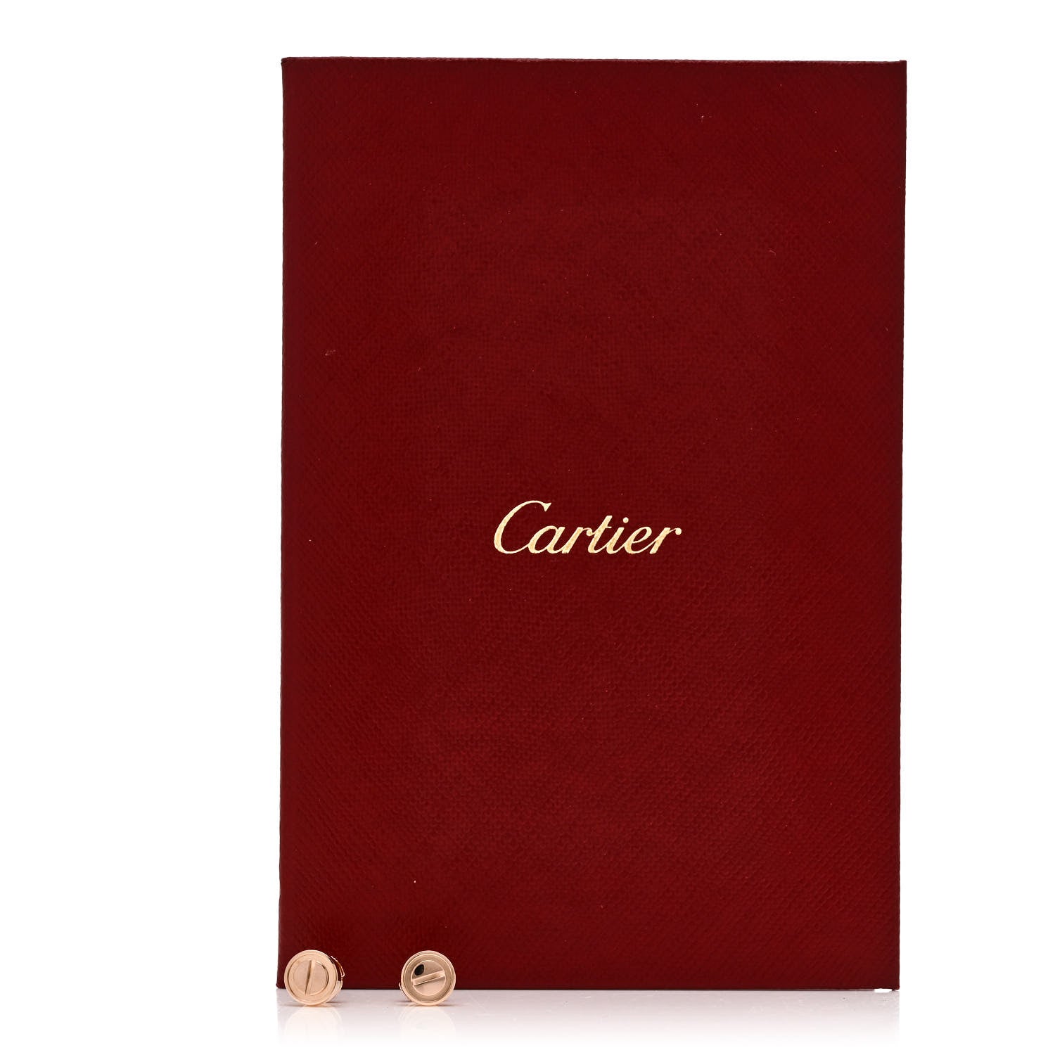 Cartier 18K Pink Gold LOVE Earrings 5 of 5
