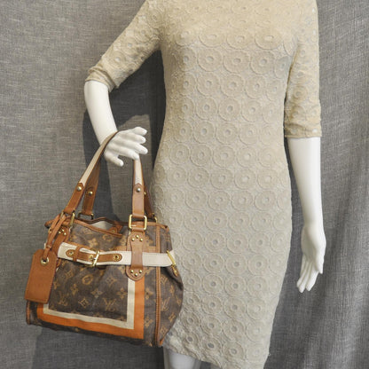 Louis Vuitton Monogram Rayures Tisse Sac PM 2 of 8