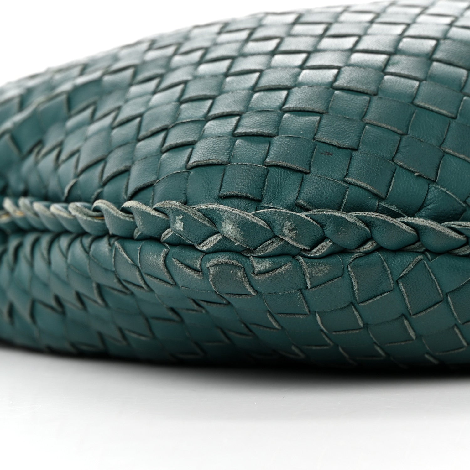 Bottega Veneta Nappa Intrecciato Large Veneta Hobo Teal 9 of 13