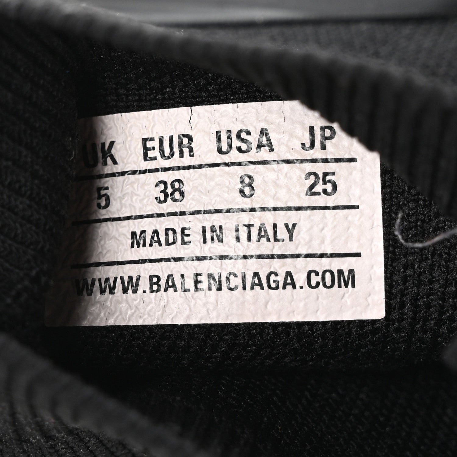 Balenciaga Neoprene Knit Womens Speed Graffiti Sneakers 38 Black White 8 of 8