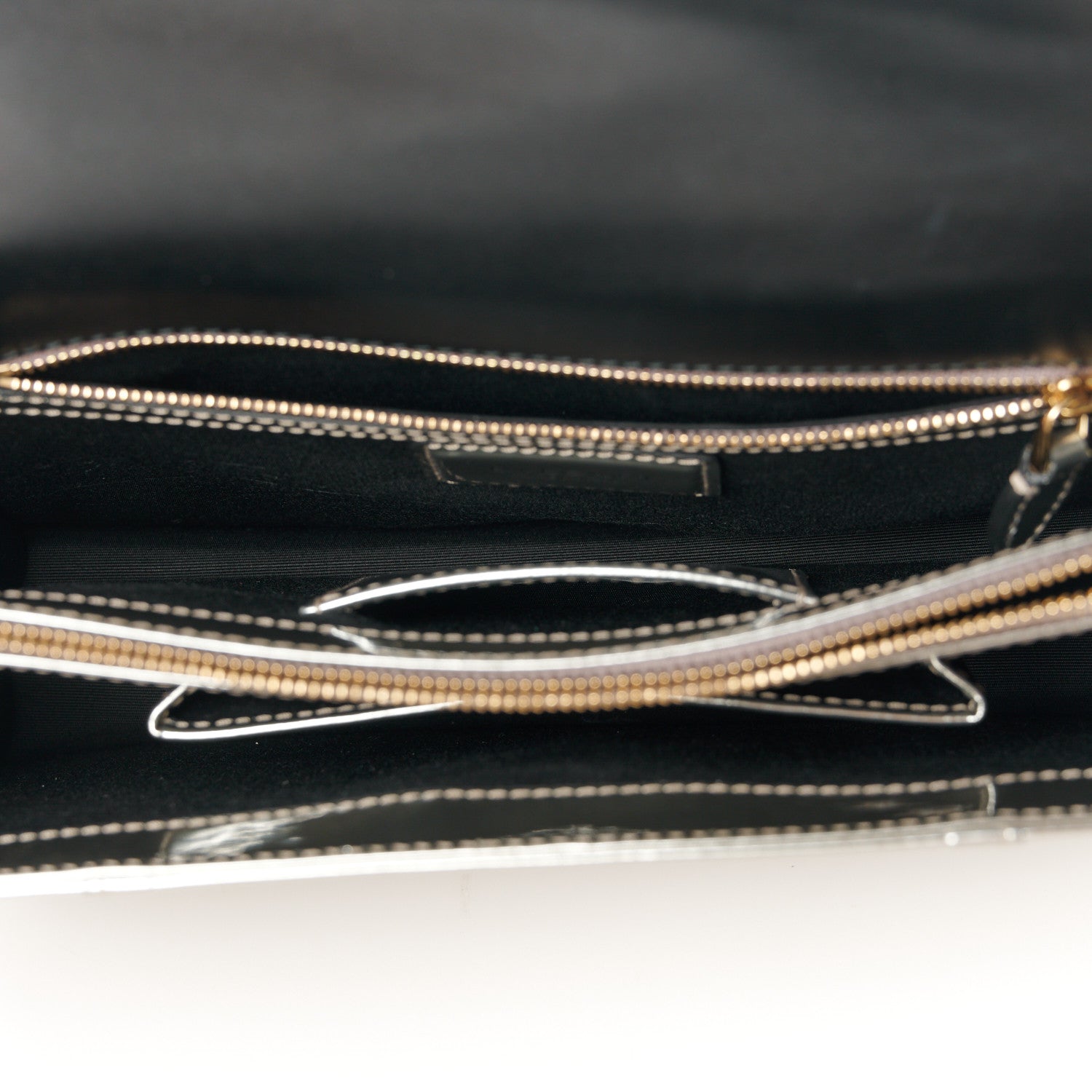 Bulgari Metallic Calfskin Serpenti Forever Crossbody Bag Silver 6 of 14