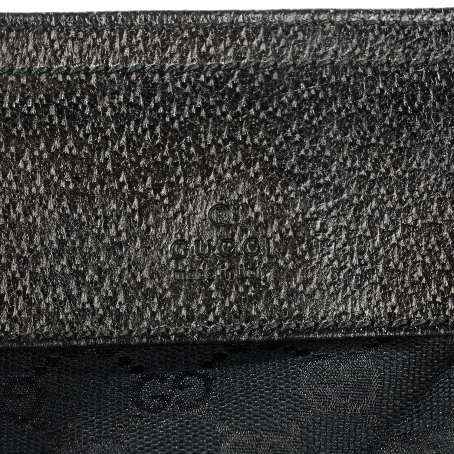 Gucci GG Monogram Double Pocket Belt Bag Black 6 of 8