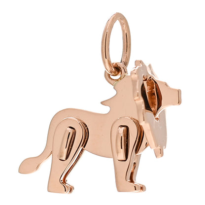 Tiffany 18K Rose Gold Save The Wild Lion Charm 1 of 4