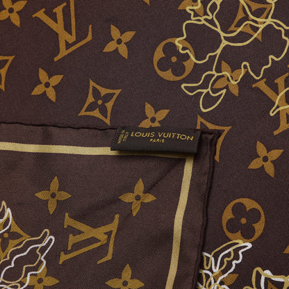 Louis Vuitton Silk Monogram Dentelle Scarf 3 of 4