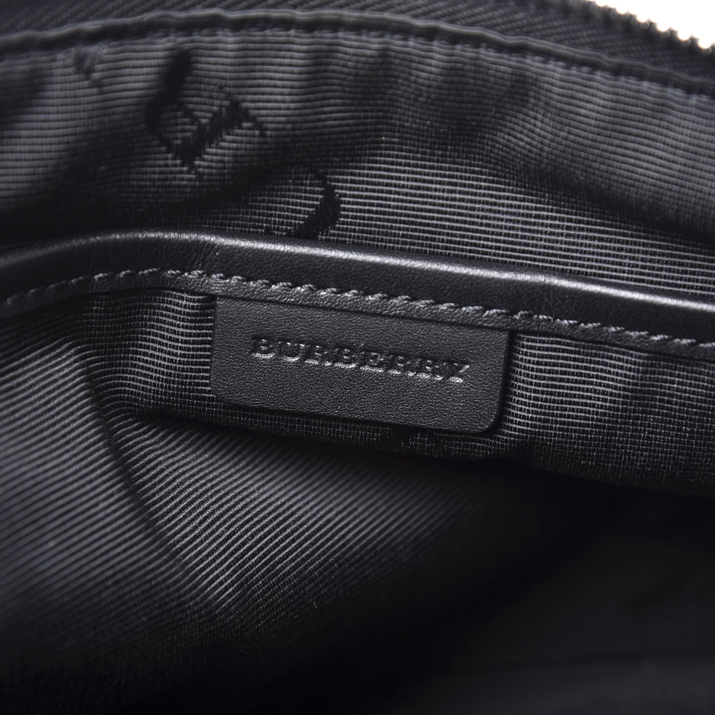 Nylon Pallas Head Zip Pouch Black
