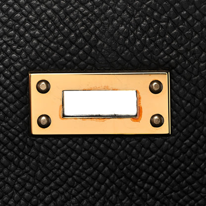 Hermes Epsom Kelly Sellier 25 Black 33 of 38