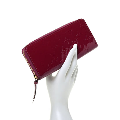 Louis Vuitton Vernis Clemence Wallet Magenta 2 of 7