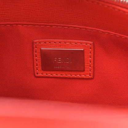 Fendi Vitello Elite Monster Petite 2Jours Tote Blue Royal Papavero Multicolor 5 of 14