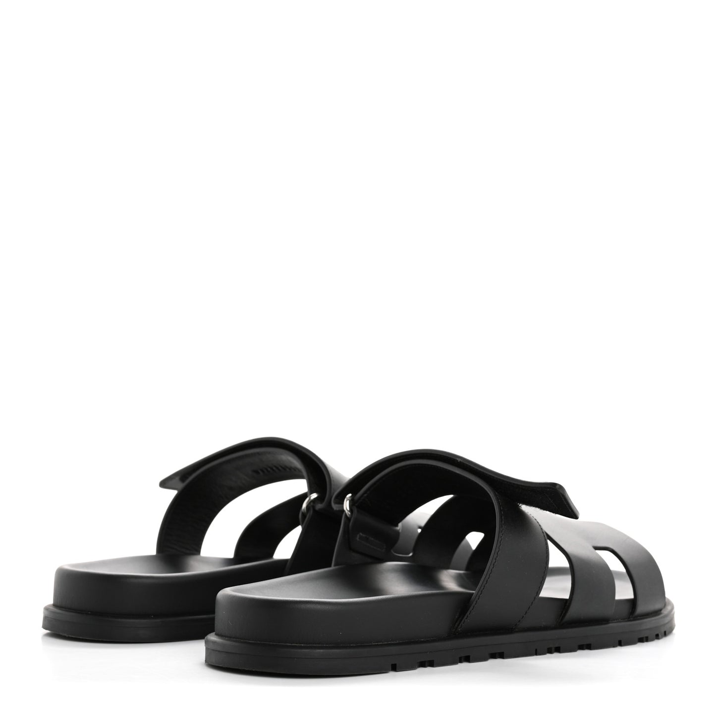 Calfskin Mens Chypre Sandals 43 Black