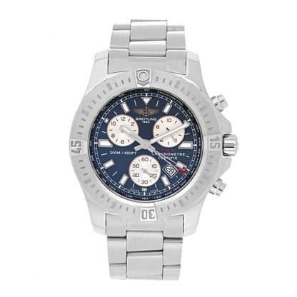 Breitling Stainless Steel 44mm Colt Chronograph Quartz Watch Blue A73388 1 of 5