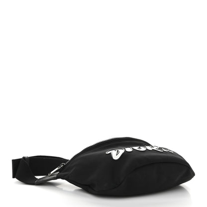 Christian Dior X KAWS Nylon Calfskin Bee Belt Bag Black 4 of 12