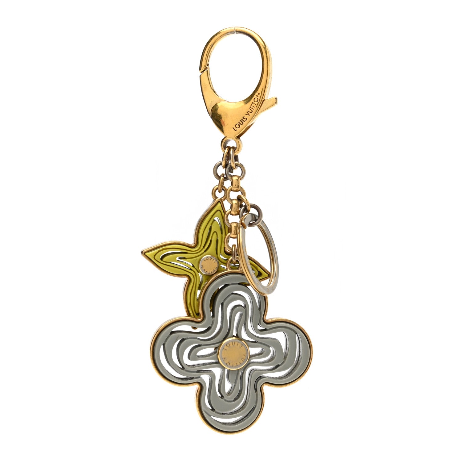 Louis Vuitton Resin Naif Bag Charm Gris 1 of 4