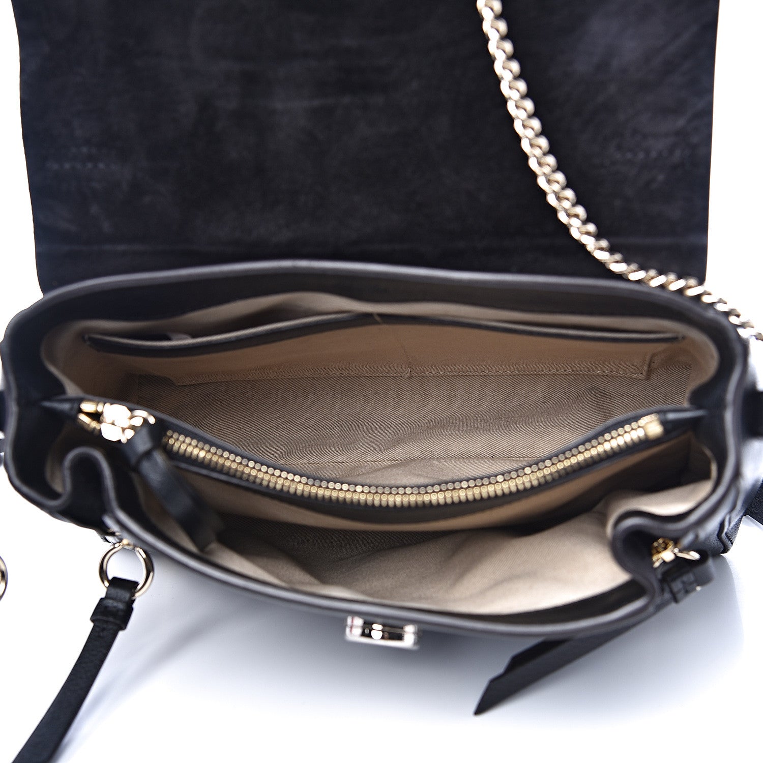 Chloe Calfskin Small Faye Day Shoulder Bag Black 4 of 12