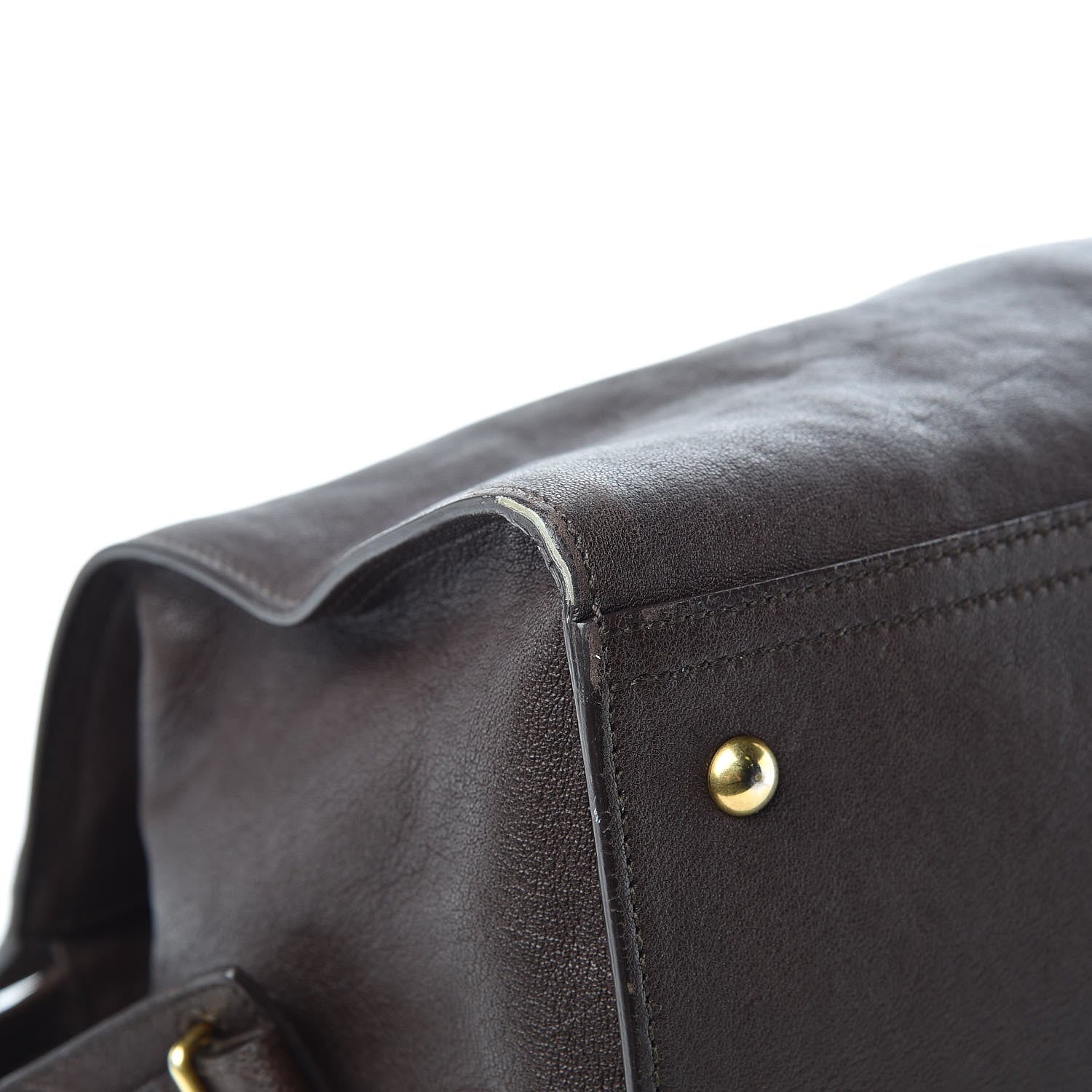 Saint Laurent Sheepskin Medium Cabas ChYc Dark Brown 13 of 23