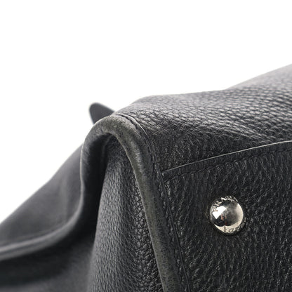 Prada Vitello Daino Shopping Satchel Black 10 of 12