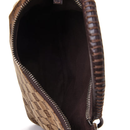 Gucci Monogram Classic Ring Hobo Brown 5 of 14