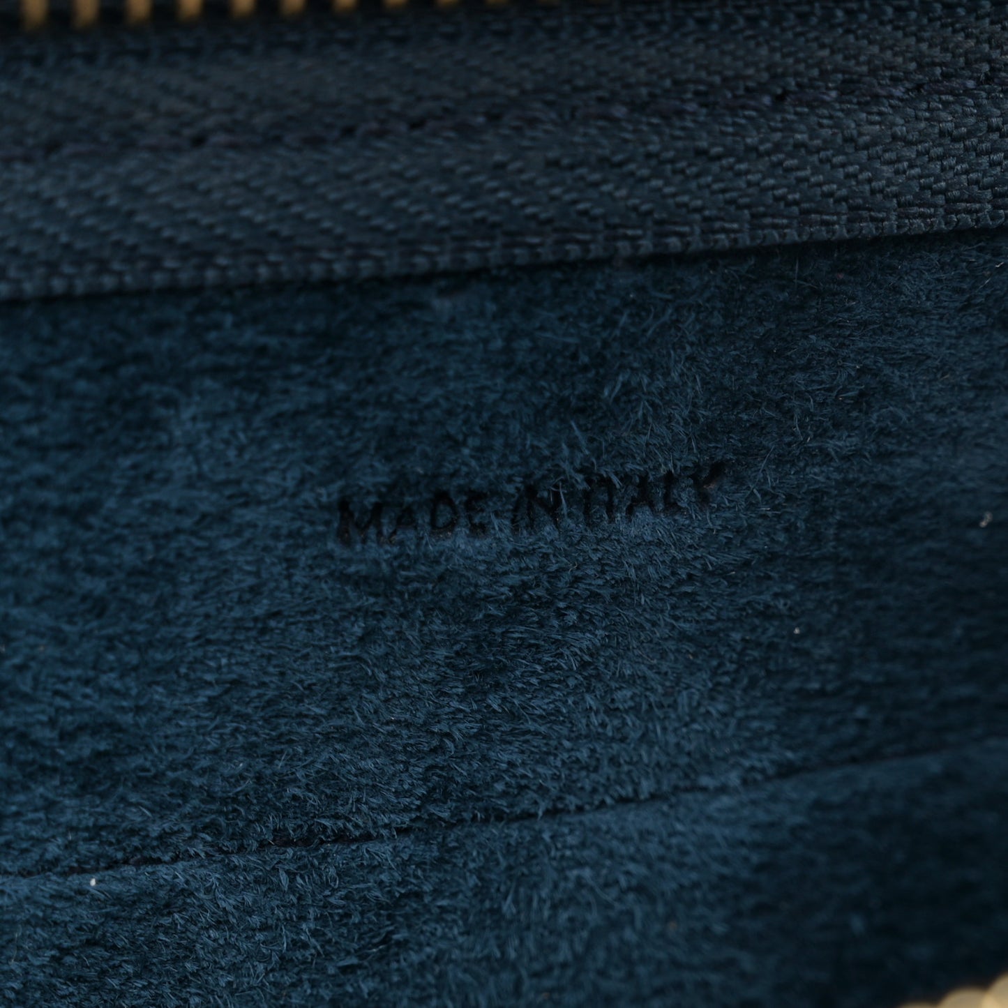 Baby Grained Calfskin Nano Belt Bag Abyss Blue