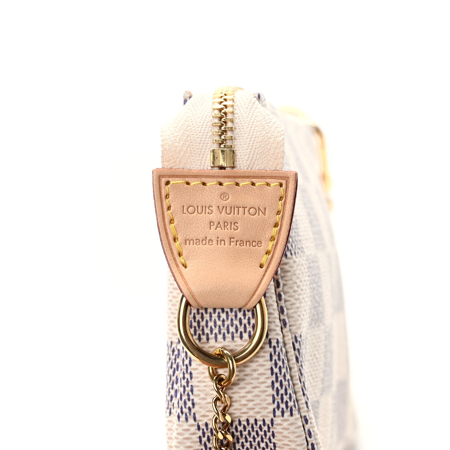 LOUIS VUITTON Damier Azur Mini Pochette Accessories