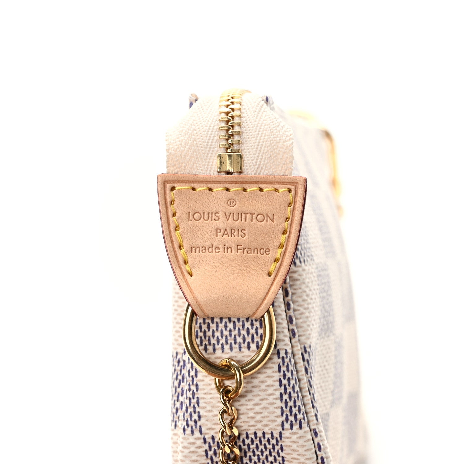 Louis Vuitton LOUIS VUITTON Damier Azur Mini Pochette Accessories 6 of 6