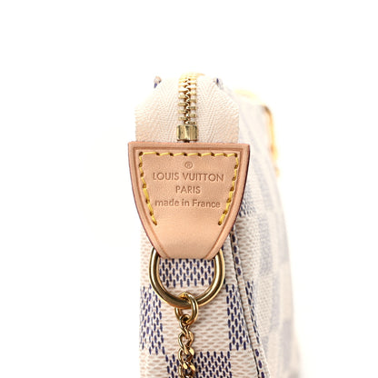 Louis Vuitton LOUIS VUITTON Damier Azur Mini Pochette Accessories 6 of 6