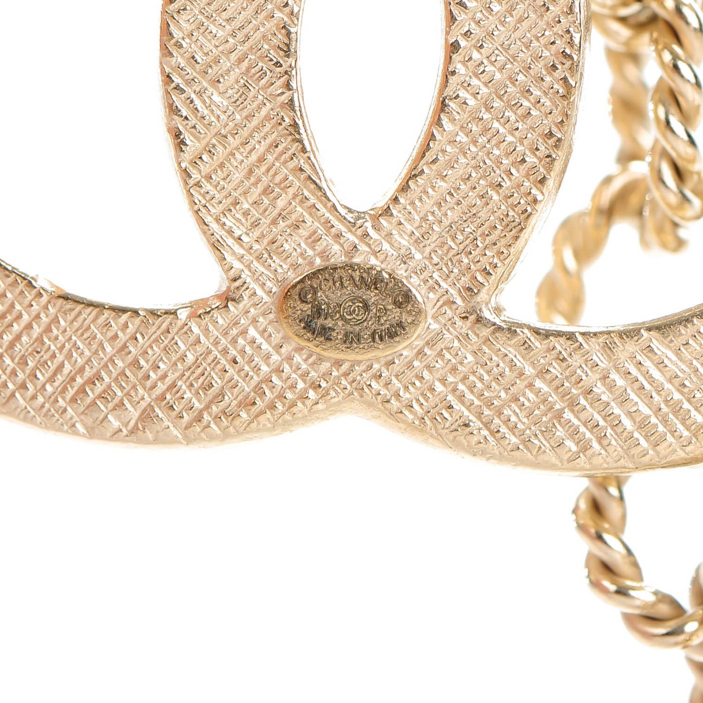 N°5 Medallion CC Chain Belt Gold