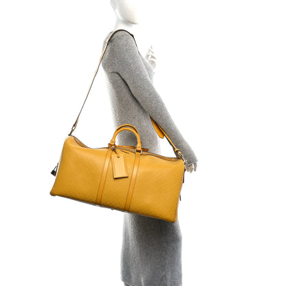 Gucci GG Diamante Large Carry On Duffle Yellow 2 of 15