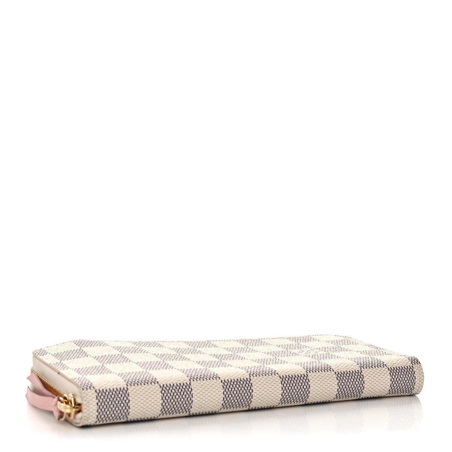 Damier Azur Clemence Wallet Rose Ballerine