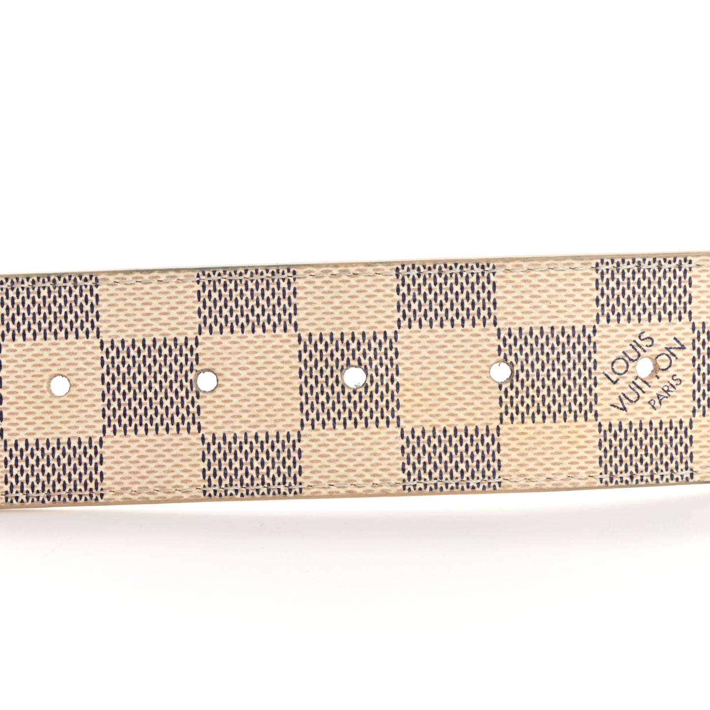 Damier Azur LV Initiales Belt 85 34